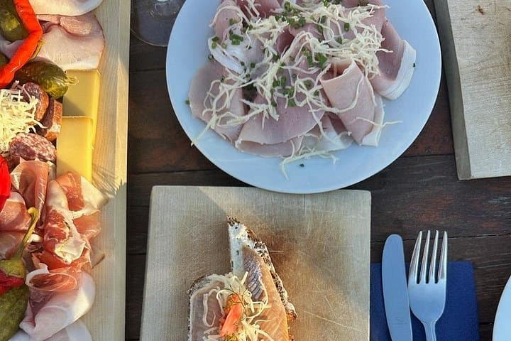 Typical Buschenschank food.