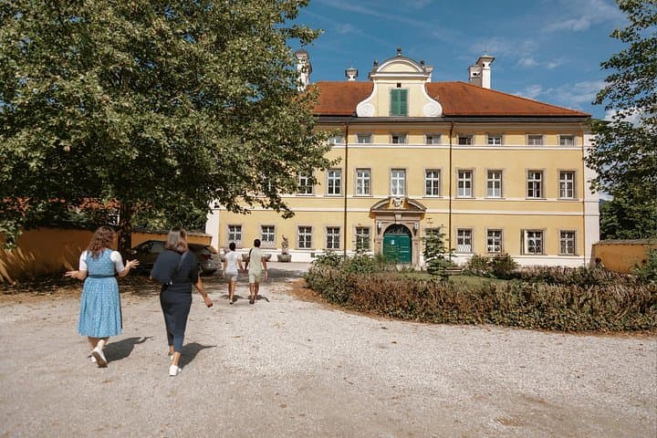 Discover the Frohnburg Palace on a relaxed walk through Hellbrunn Avenue, one of Salzburg’s well-known filming locations.
