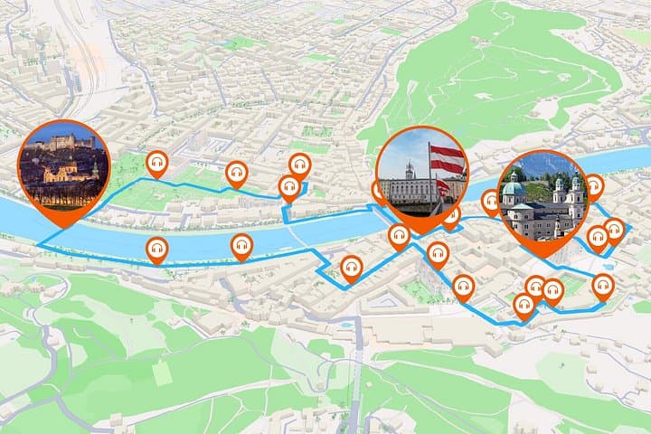 Salzburg Walking Audio Guide 1h45 and 24 Comments