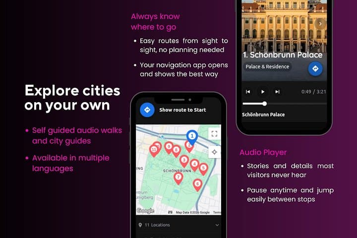 Schönbrunn - Audio Guide and Self Guided Tour (No Palace Ticket)