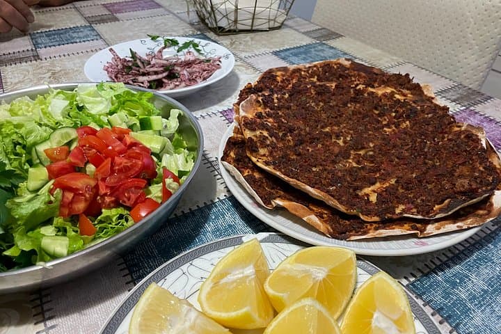 Middle Eastern Lahmacun Cooking Class from Syrian Chef