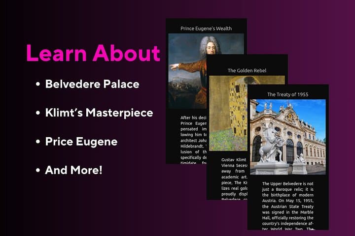 Belvedere - Audio Guide and Self Guided Tour (No Palace Ticket)