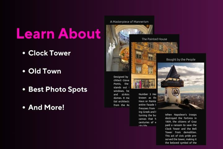 Graz Schlossberg and Old Town - Audio Guide and Self Guided Tour