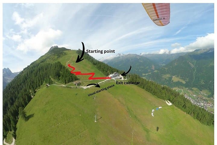 Paragliding Hike & Fly Experience Stubai near Innsbruck