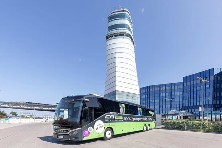 Vienna City Airport Train - CAT by Bus