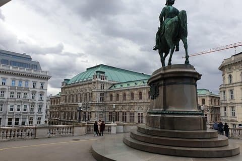 The wonderful Opera seen from the Albertina museum