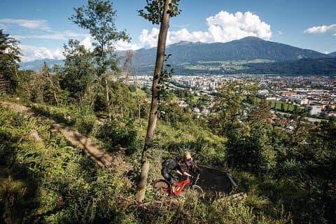 Guided E-Bike Tour Innsbruck - Arzler Alm Single Trail