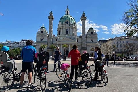 in front of the Karlskirche