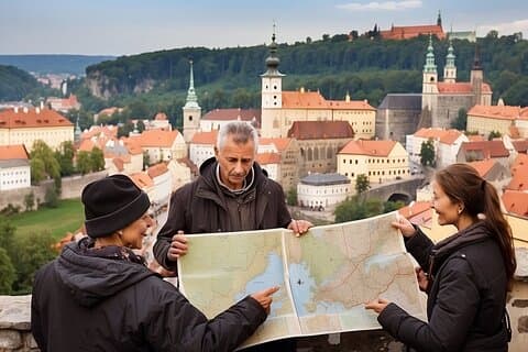 Private Transfer from Vienna to Prague with Stop in Hluboká or Český Krumlov