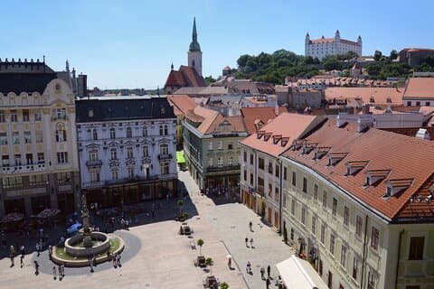 Group Half Day Tour from Vienna to Bratislava with a Local Guide