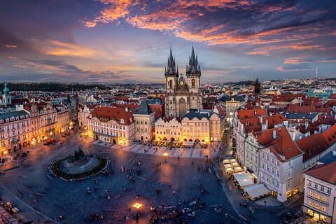 One Day Historic Tour from Vienna to Prague and Brno