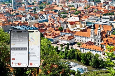 Self-guided podcast tour Graz: The Velvet Fortress
