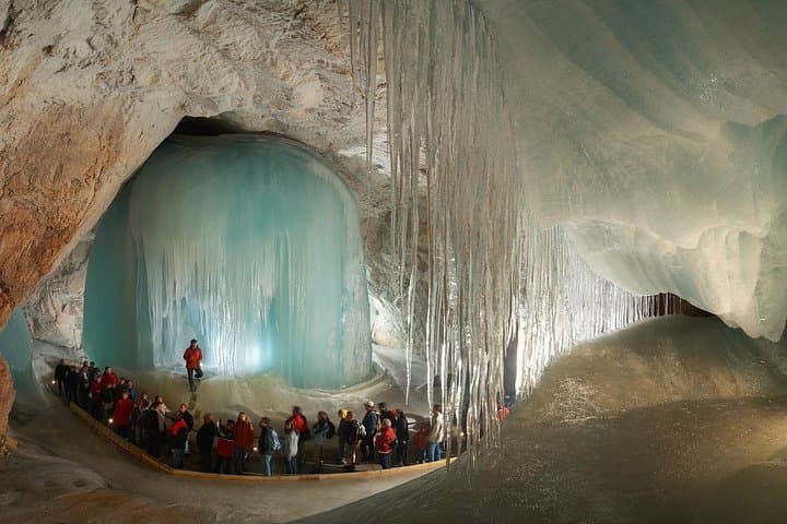 Werfen World's Largest Ice Caves and Golling Waterfalls Tour