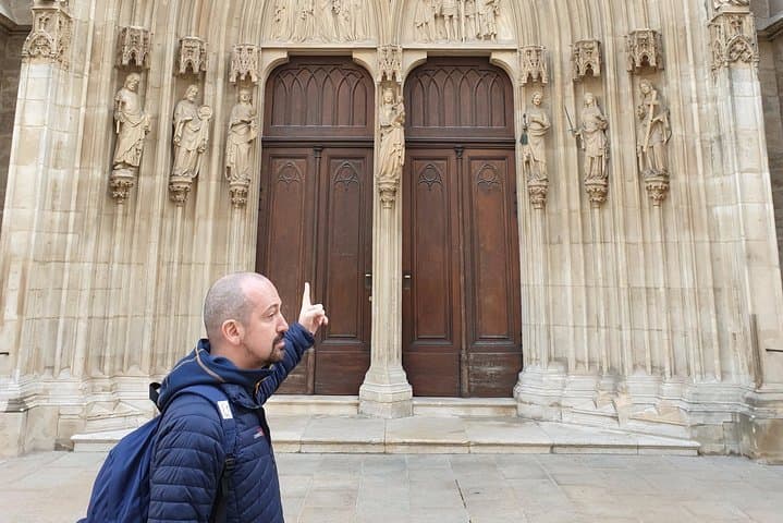 the magnificent portal of the Minorite church