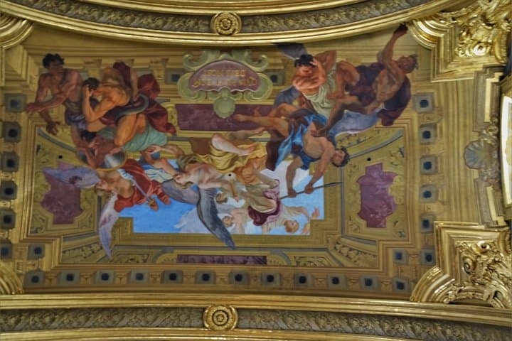 "Fall of the angel" at the Jesuit Church.