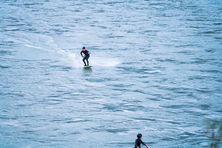 On the UP STREAM system you can then surf against the current in the Inn.
