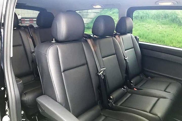 Private airport transfer in Vienna for up to 8 people in minibus