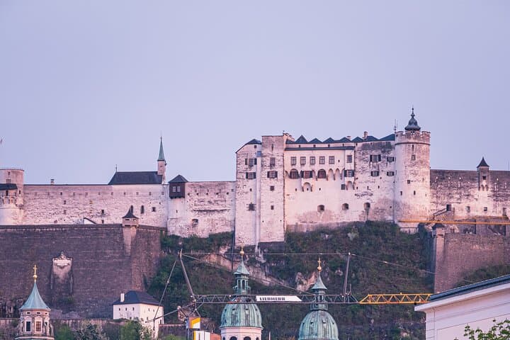 The Hohensalzburg Fortress from Mirabell