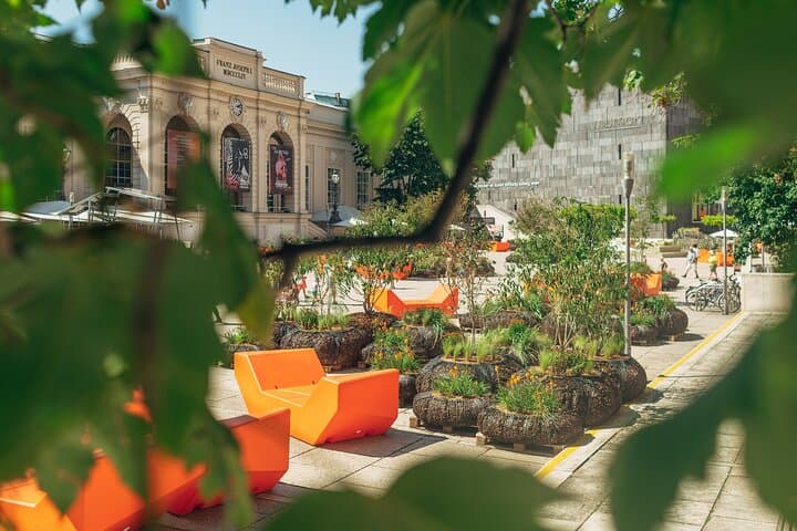 MQ main courtyard © MuseumsQuartier, photo: Klaus Pichler