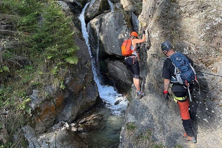 Several Via Ferrata routes provide options to adjust the route's length and challenge level.