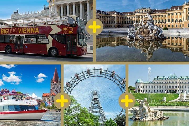 Best of Vienna Pass: Schönbrunn, Belvedere, Big Bus & Cruise