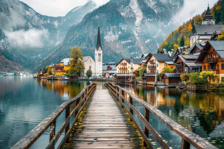 Private Transfer Salzburg-Vienna, Stops in St.Gilgen & Hallstatt