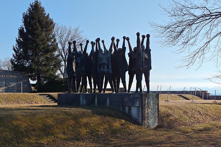 One of the many moving monuments dedicated to the victims of the Holocaust and war