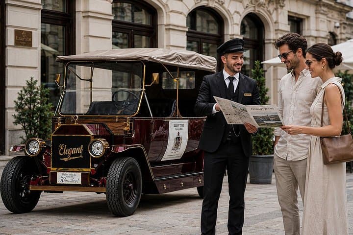 Vienna City Tour with Luxury E Old Timer
