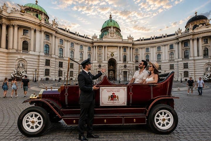 Vienna City Tour with Luxury E Old Timer