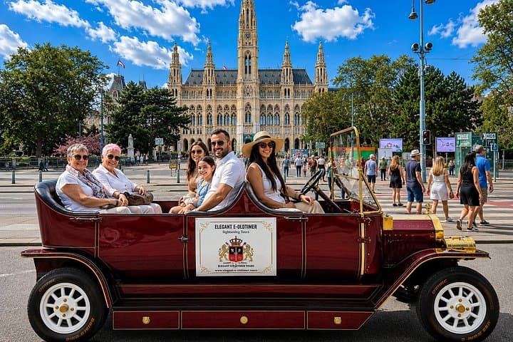 Vienna City Tour with Luxury E Old Timer