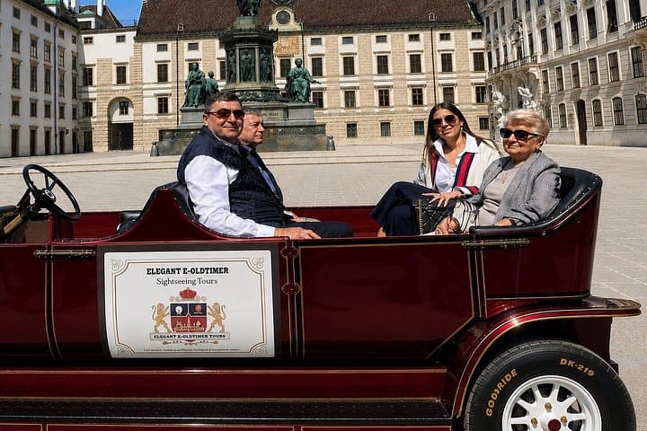 Vienna City Tour with Luxury E Old Timer