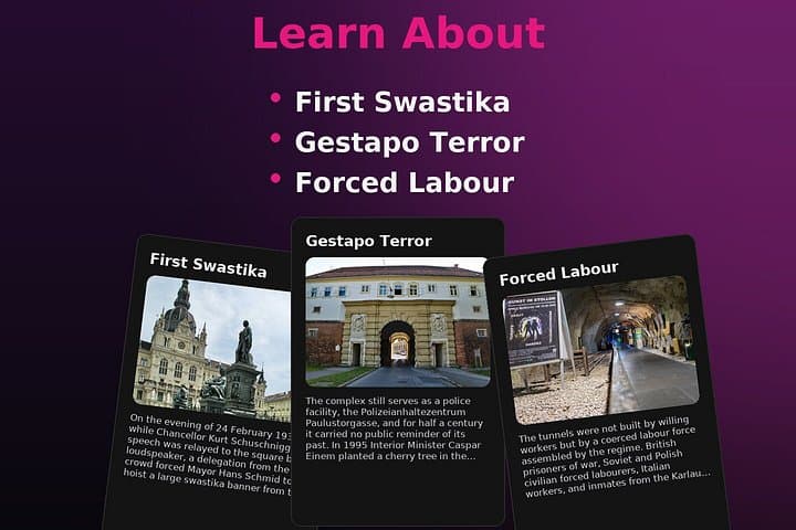 Historical Hitler Self Guided Walking Tour and Audio Guide Graz