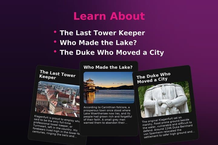 Klagenfurt Highlights Audio Guide and Self Guided Tour